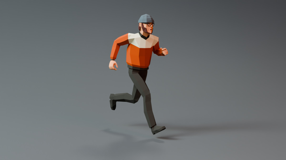 Modular Man Ultra Low Poly