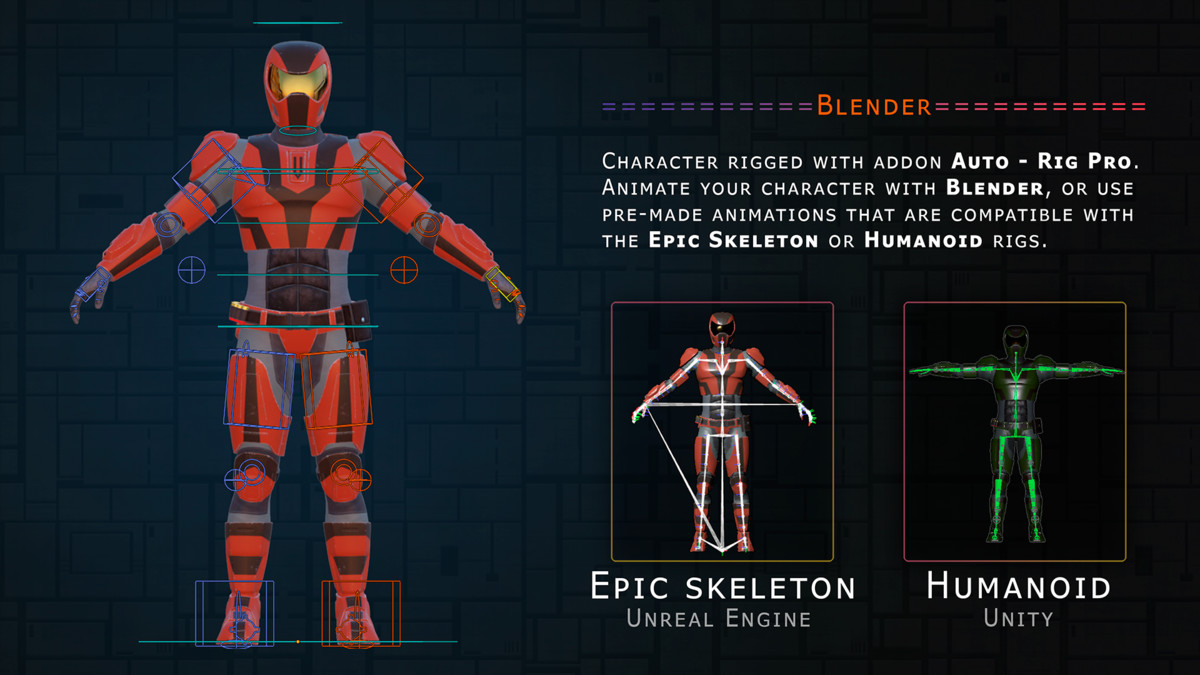 Futuristic trooper | Sci-Fi character