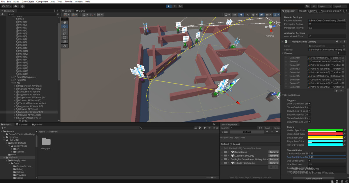 Tactical Cover & Retreat AI System