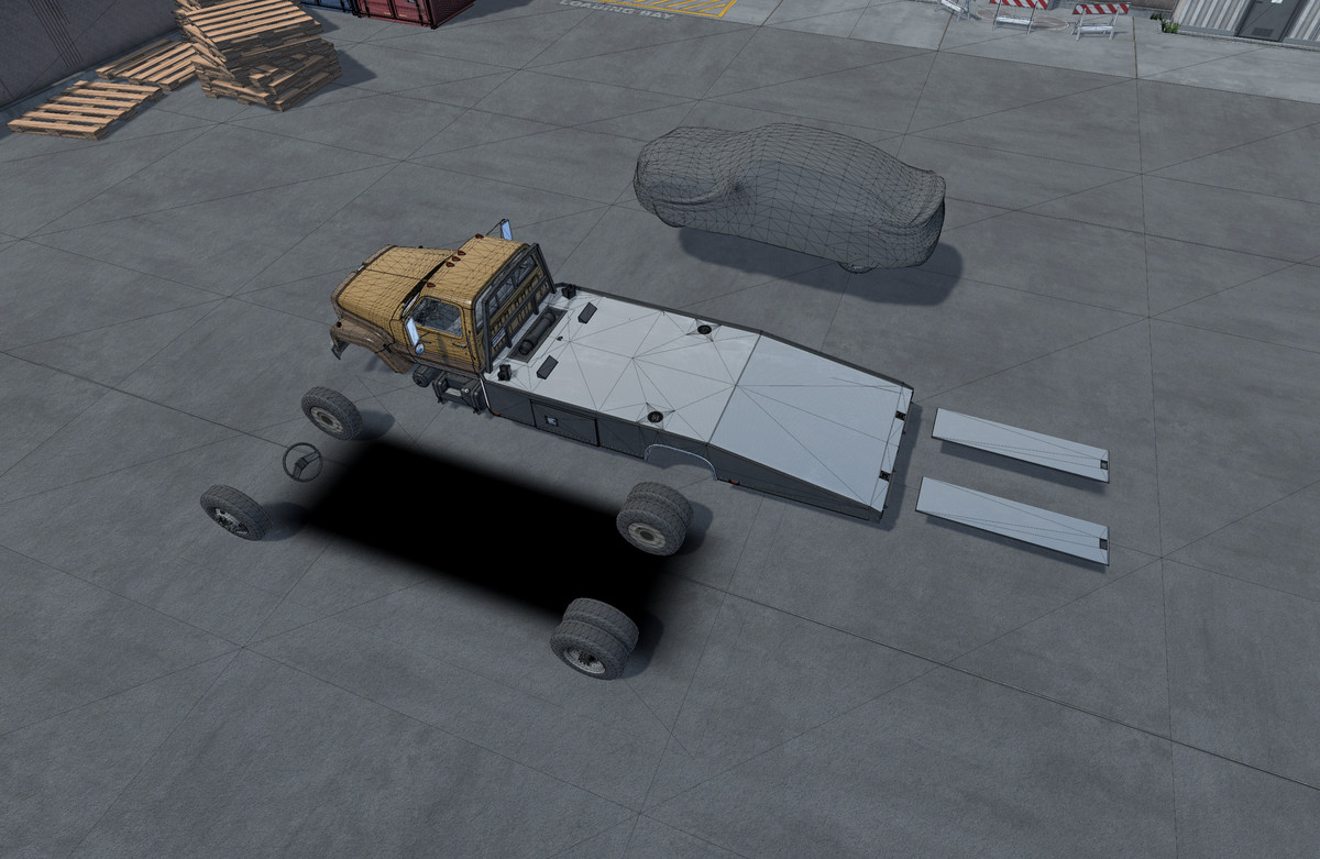80s Ramp truck
