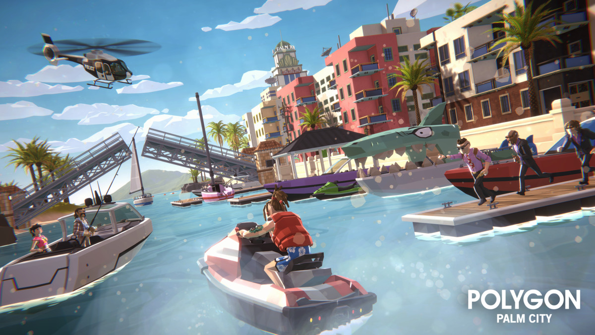 POLYGON - Palm City - Art by Synty