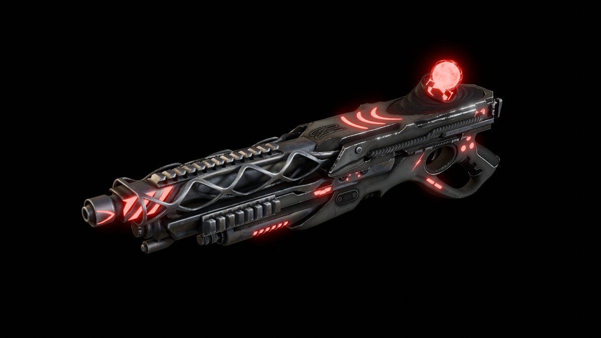 Sci-Fi Weapons - Neon SciFi Shotguns / Scatterguns with 5 Skins per Weapon