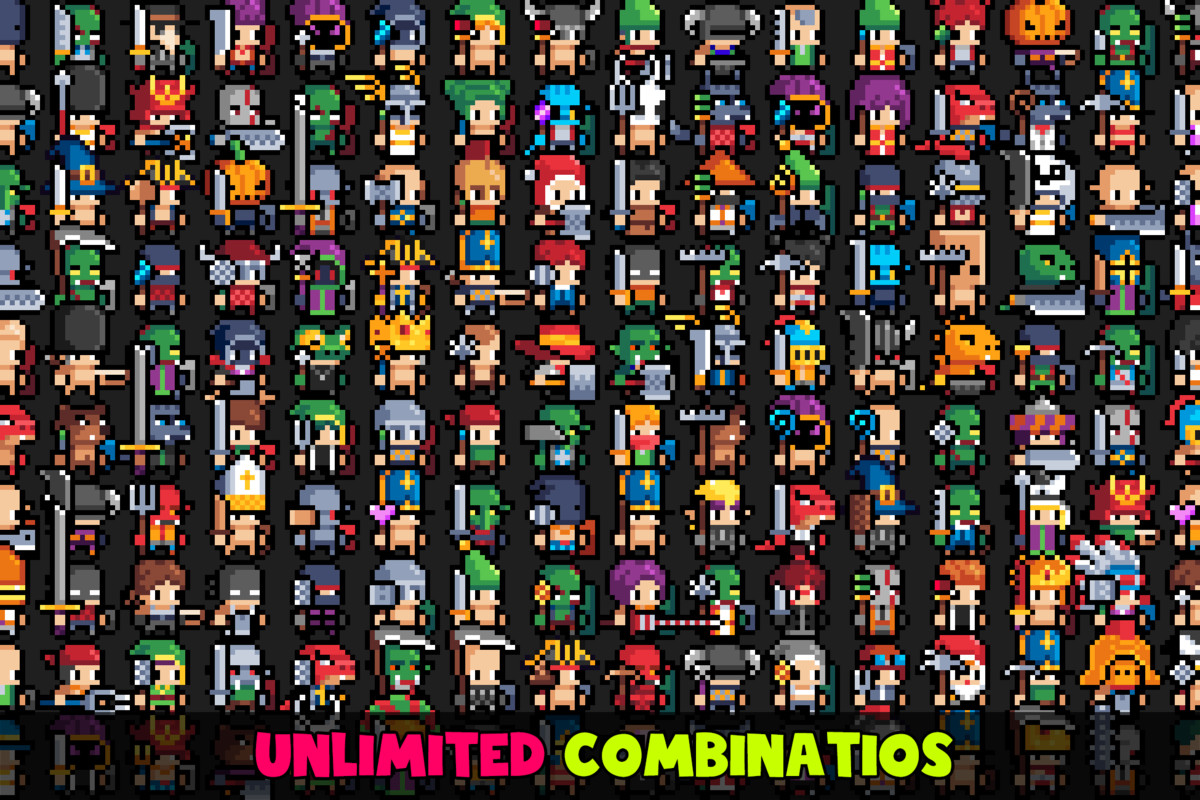Pixel Hero Maker [Megapack]