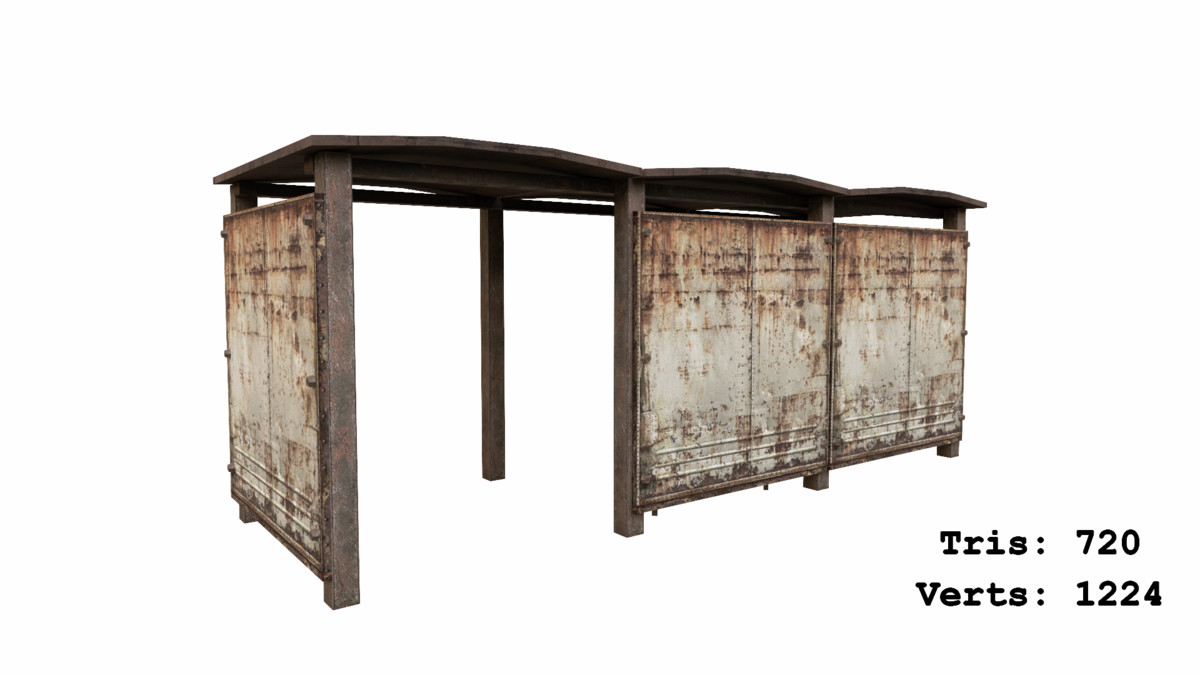 Abandoned Apocalyptic Buildings Mega Pack