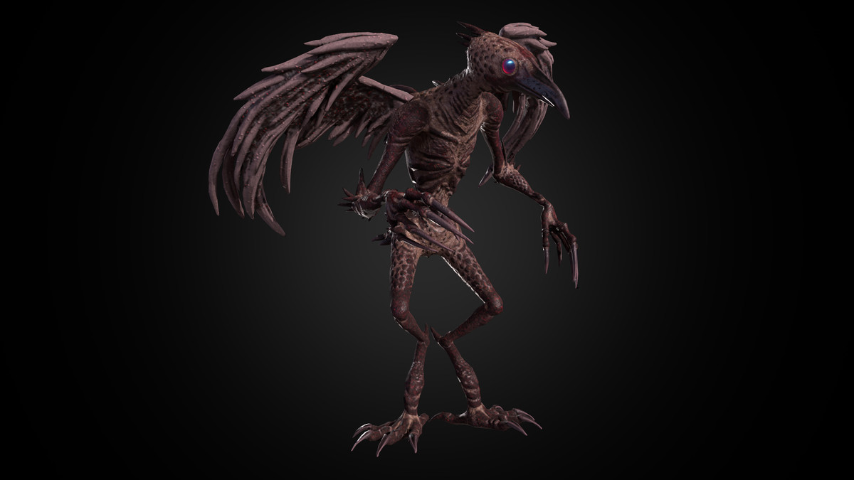 Creepy Crow Monster