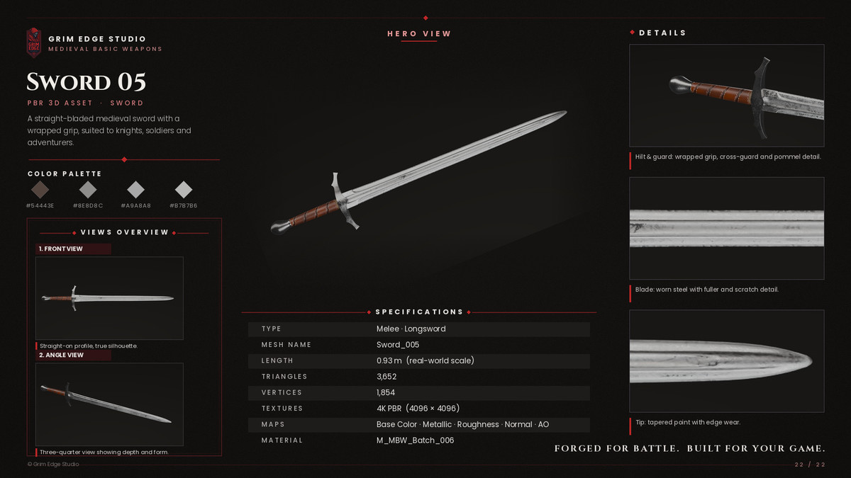 Medieval Basic Weapons