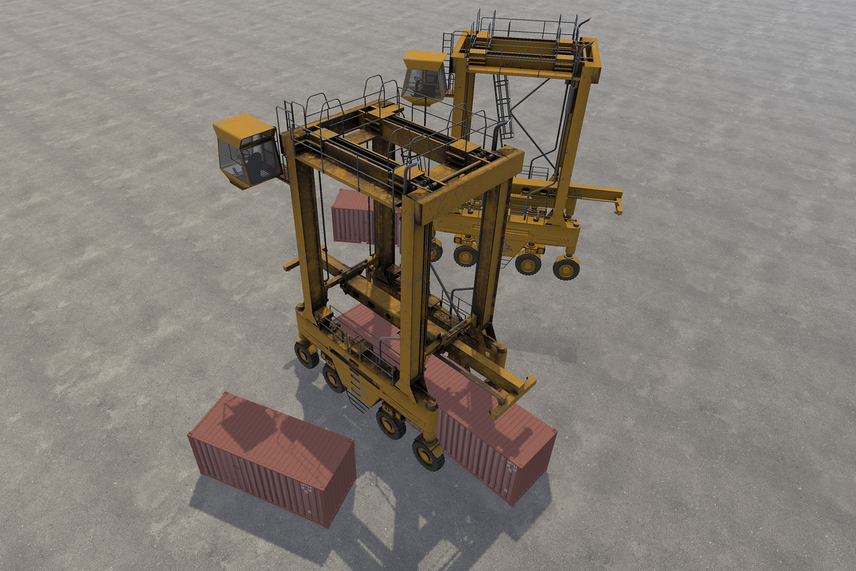 Straddle Crane