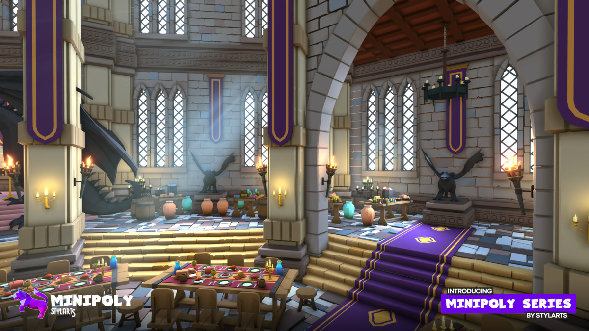 Stylized Interior Environments Bundle (5 Packs)