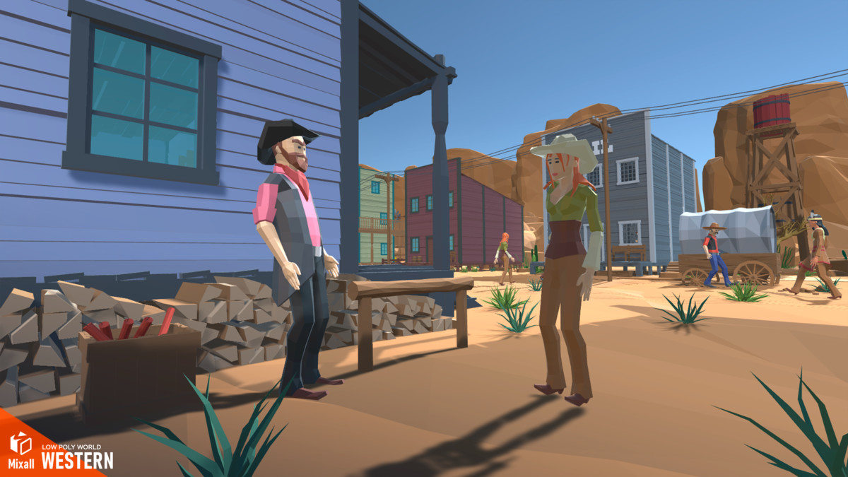LOW POLY WORLD - WESTERN