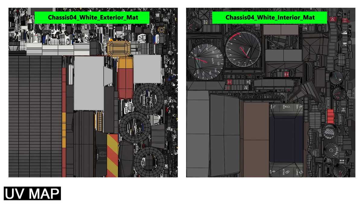 Heavy Truck 6 Chassis Collection URP HDRP Textures