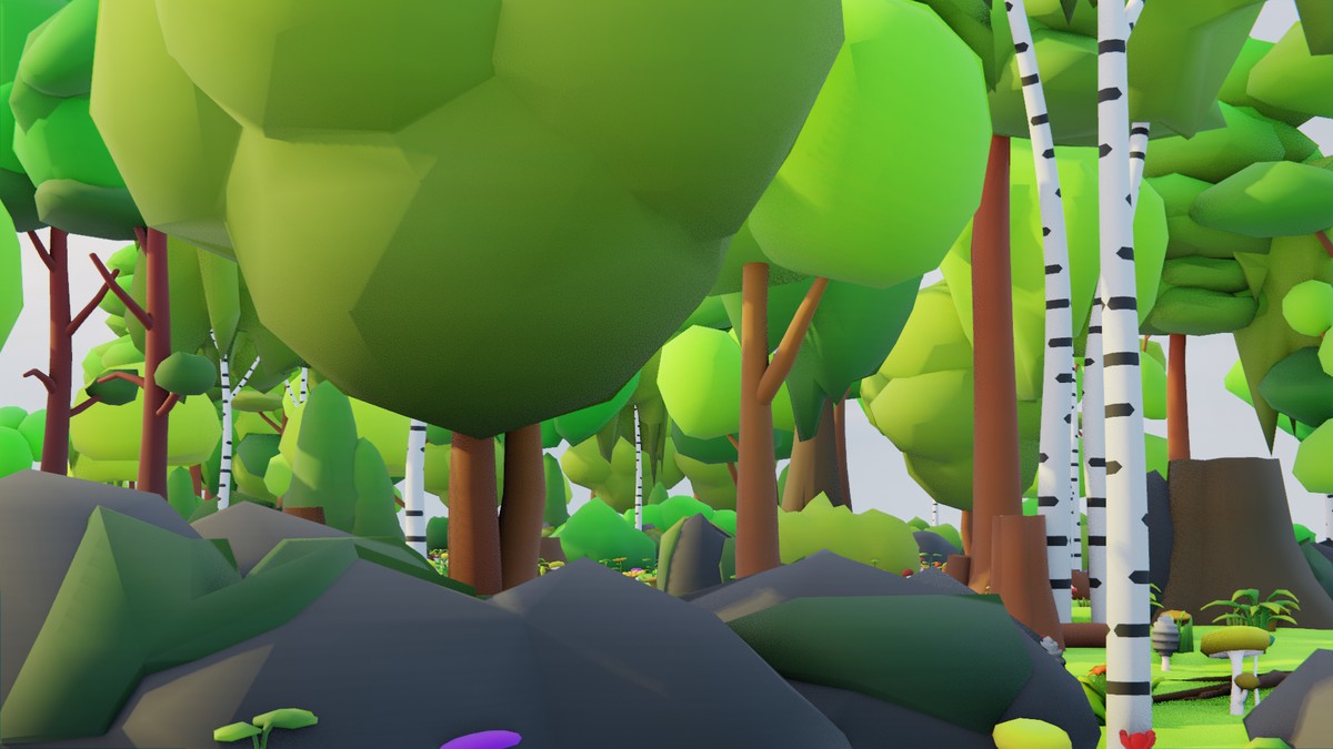 Low Poly Seasonal Forest Biome by IGS