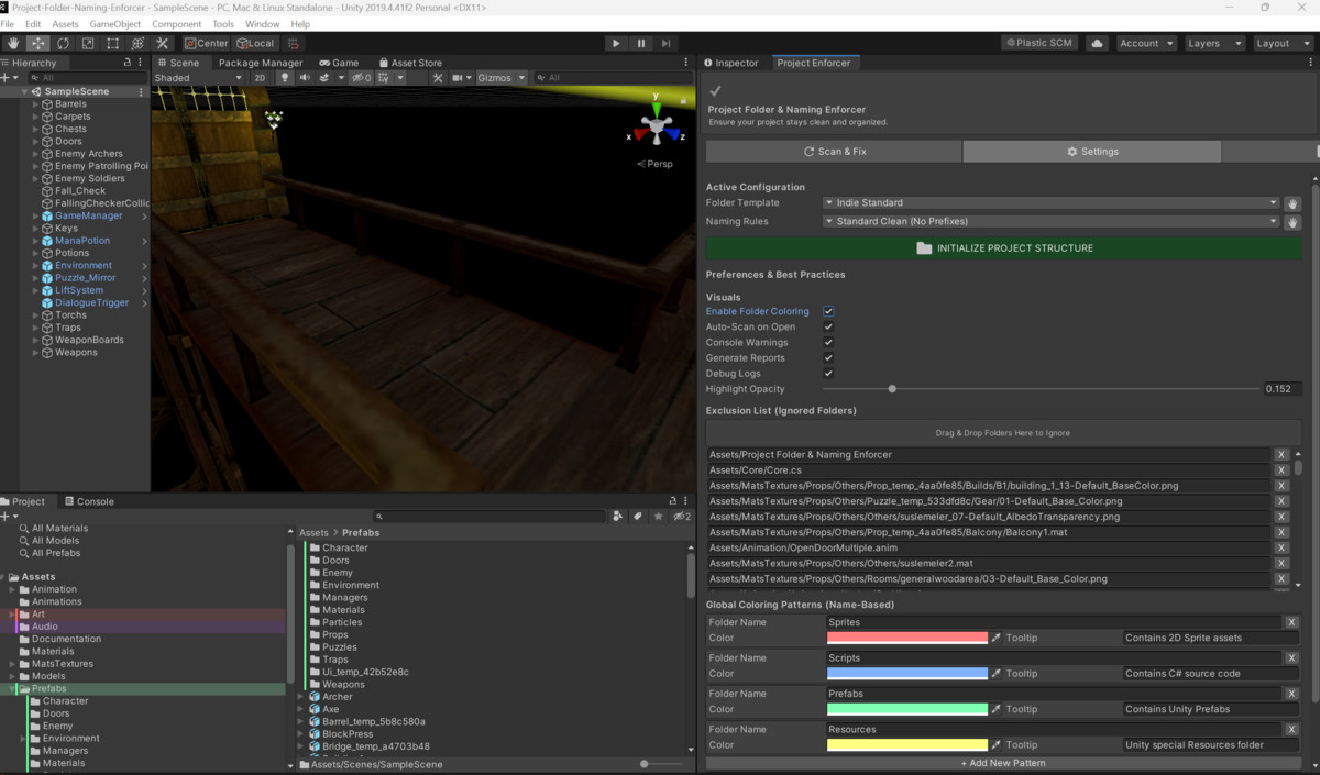 Project Folder & Naming Enforcer