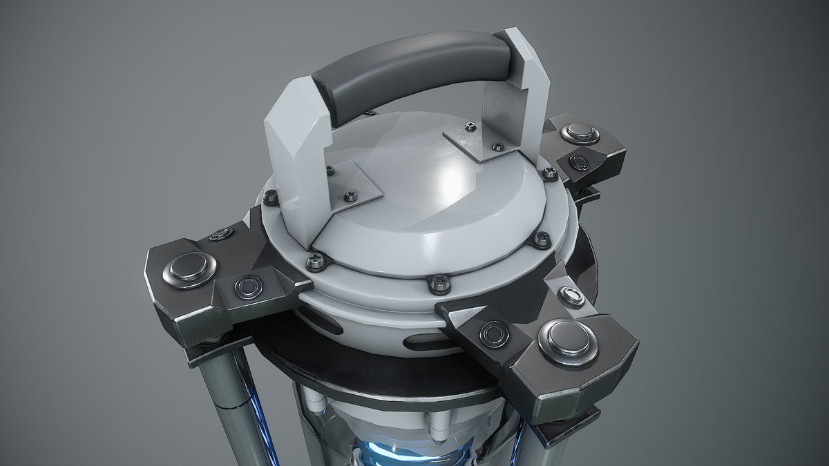 Futuristic Battery – Sci-Fi Power Source