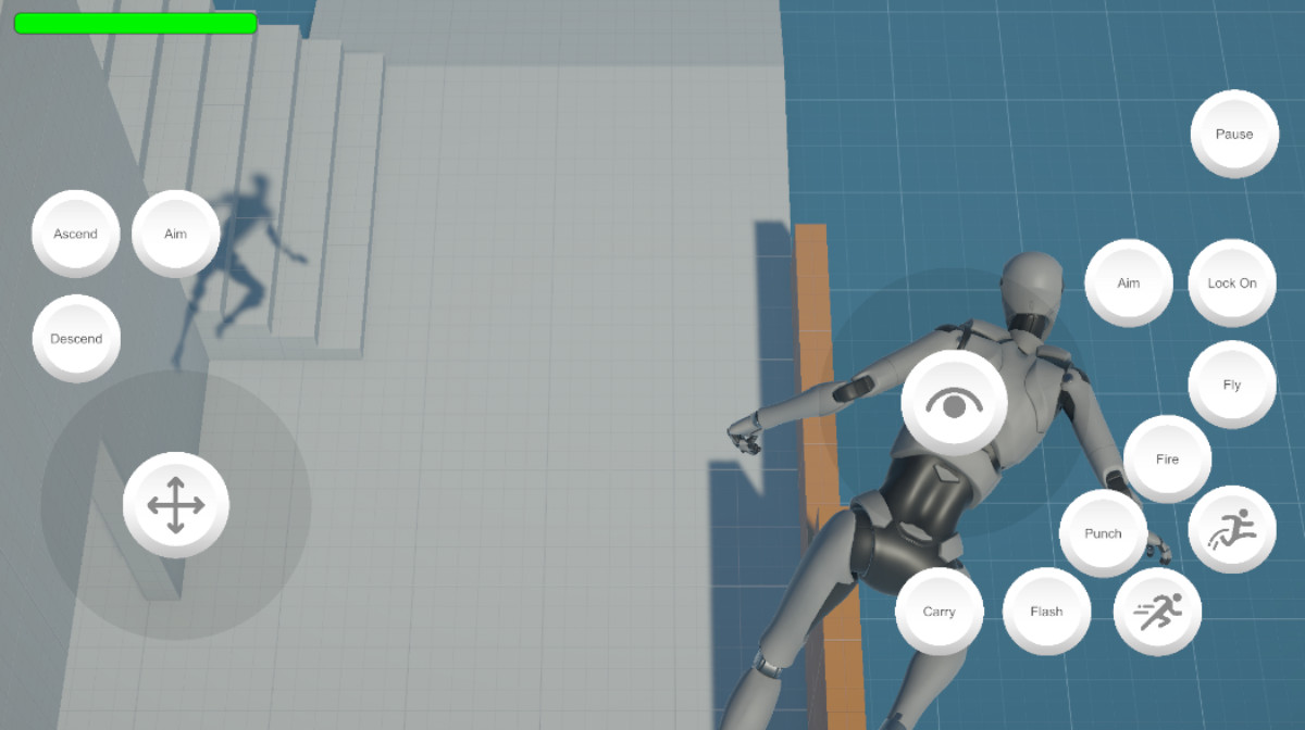 Starter Assets Third Person Controller Superhero - Mobile