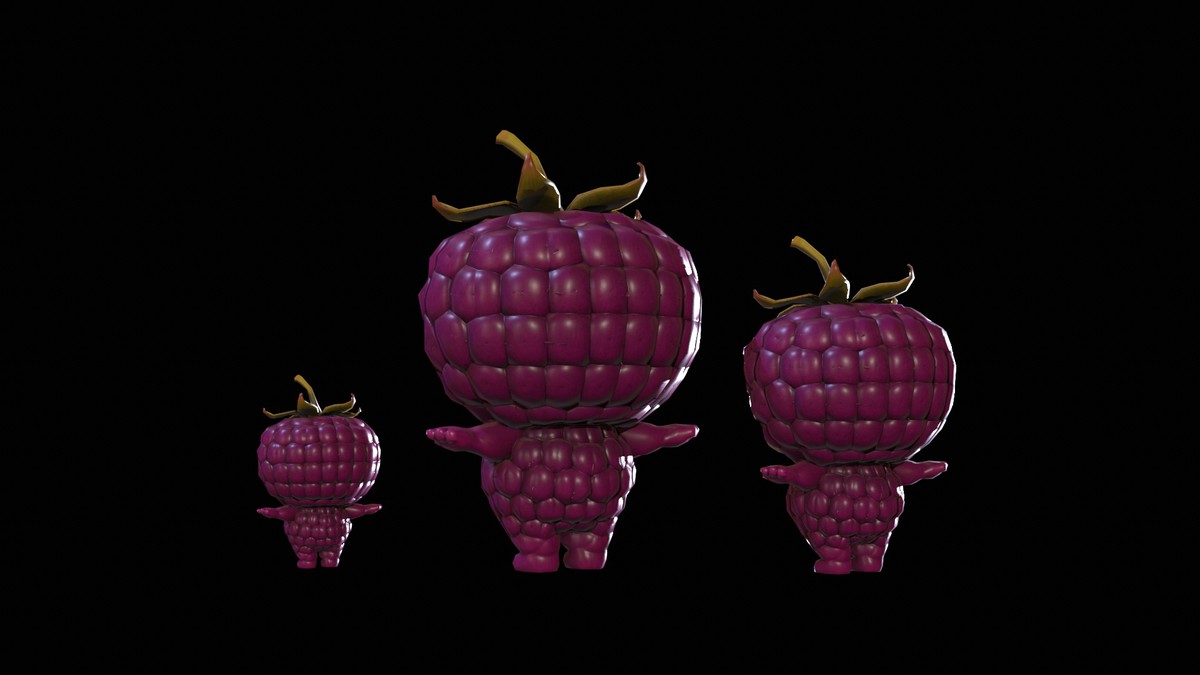 Chibi Fruit Rasberry
