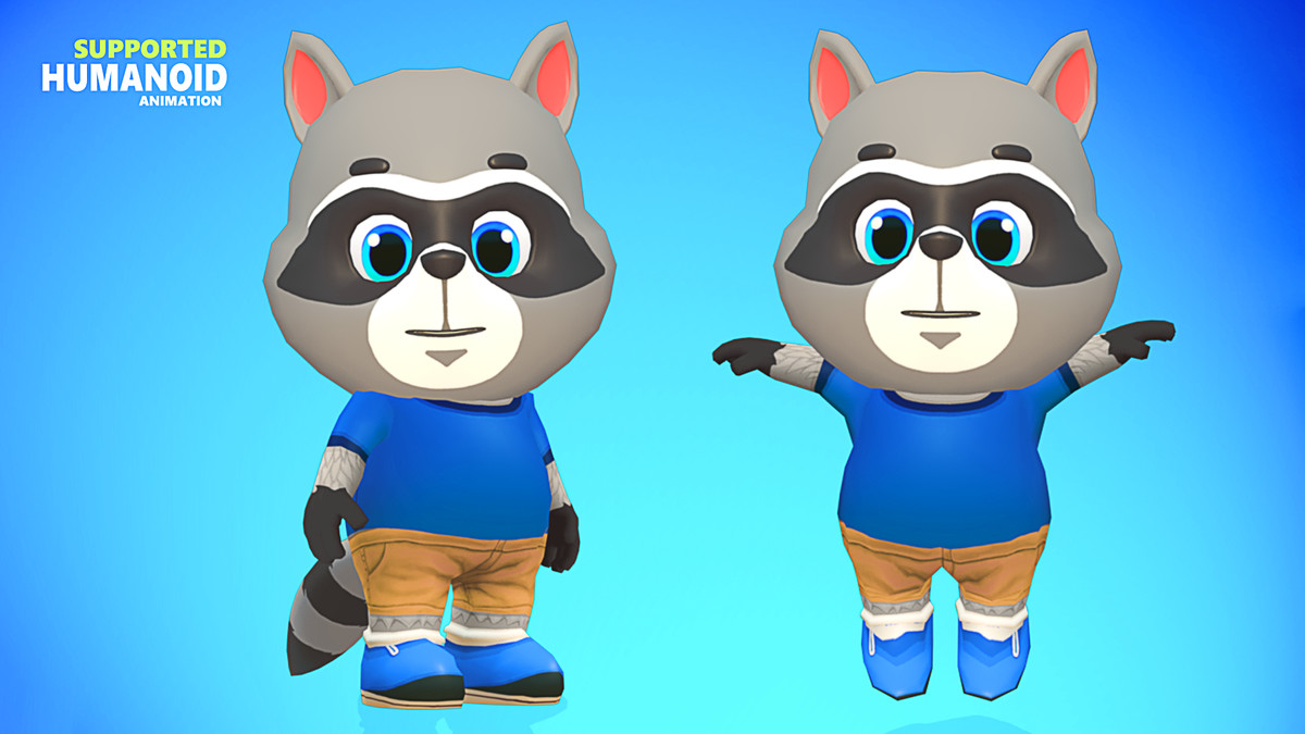 Raccoon Dog Animated
