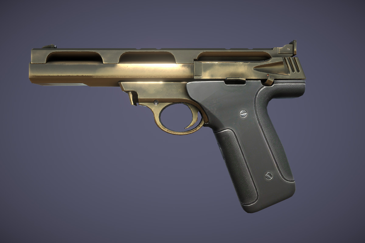 Low Caliber Pistol Gold (Apocalypse Weapons)