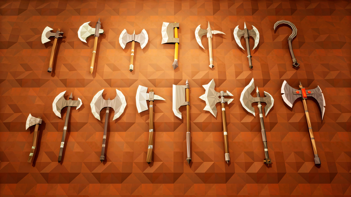 Low Poly Fantasy Weapons Pack