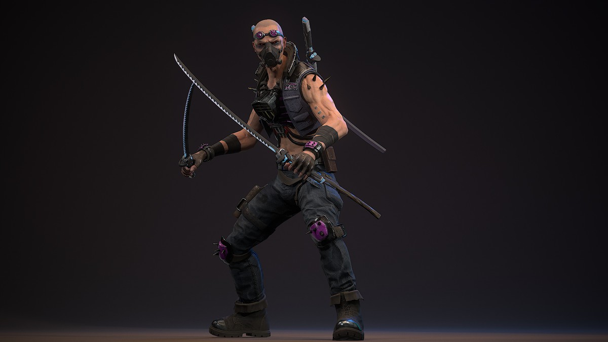 Sci-Fi Punk Warrior