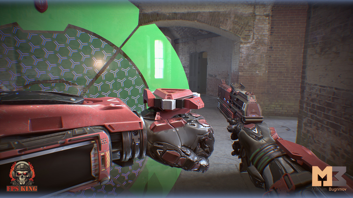 Sci-Fi Hands With Pistol