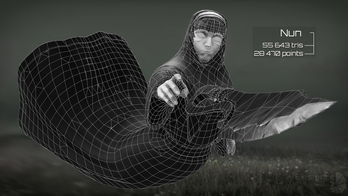 3 in 1 - Creature Pack 4 - Raven - Undead Draugr - Nun Katharine - #77