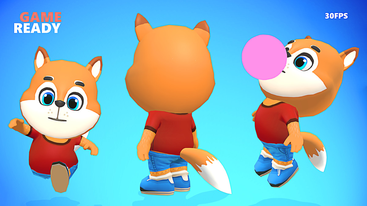 Fox Dog Animated