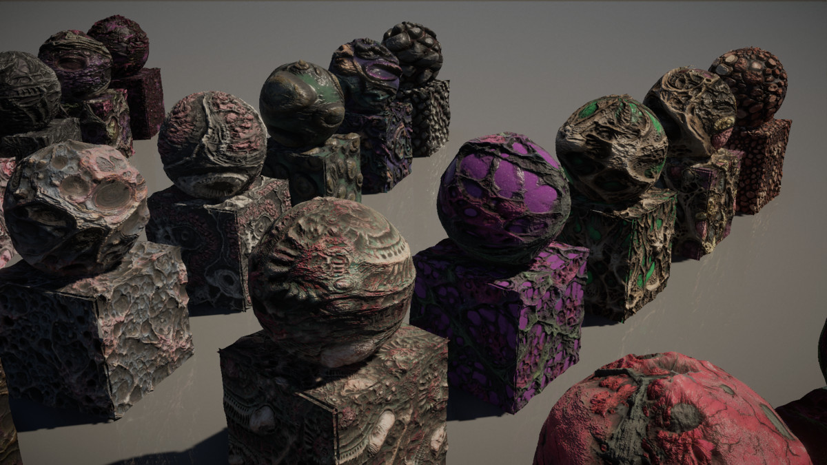 Alien Ground Materials - Organic