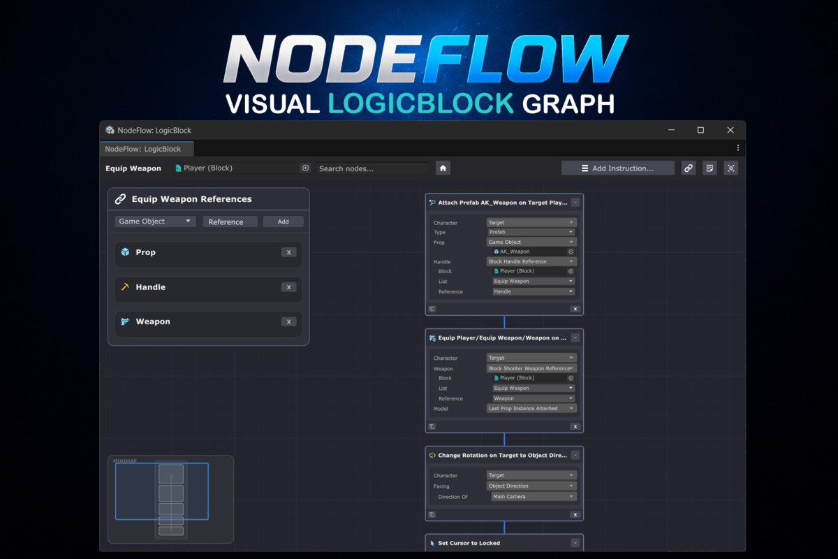 NodeFlow LogicBlock | Game Creator 2