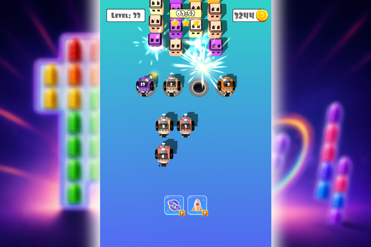 Bullet Sort Battle - Complete Mobile Game Template