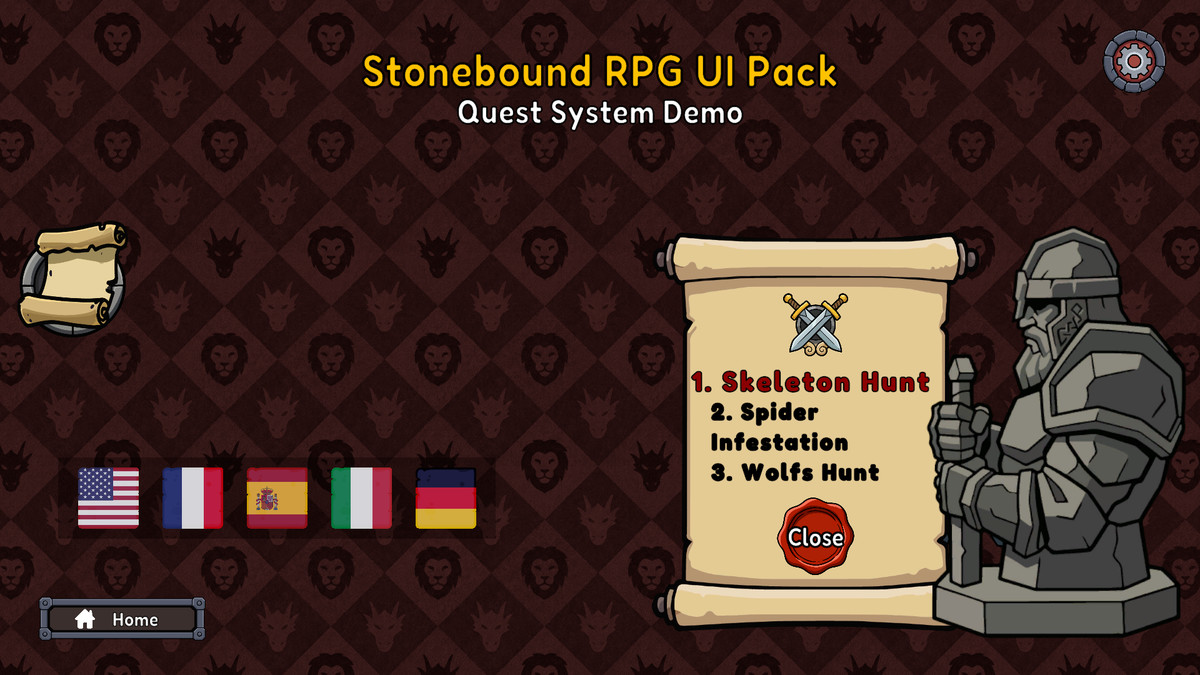Stonebound RPG UI Pack