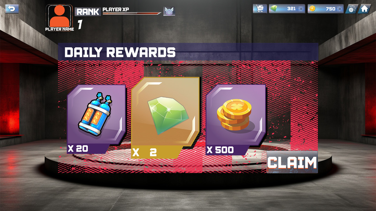 Mech Car Combat UI Kit – Shooter HUD & Mobile Game GUI/UX