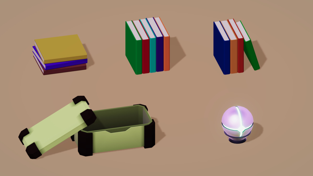 Sci-Fi Living Quarters - Low-Poly Asset Pack 01