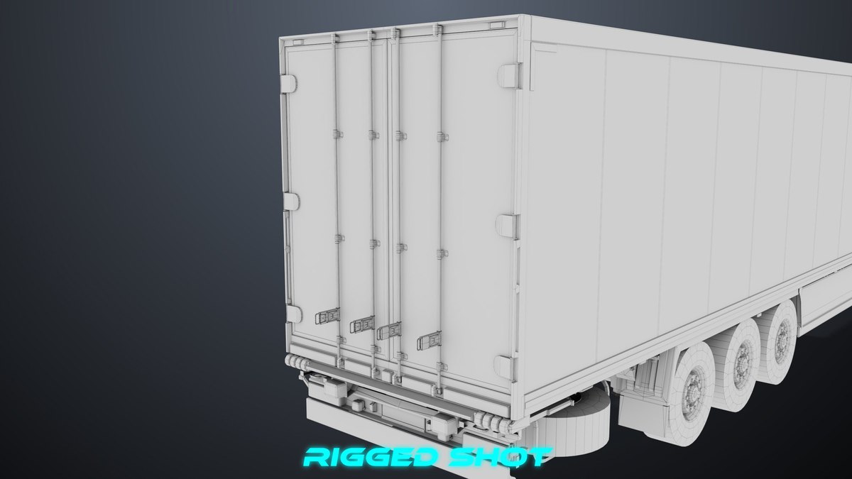 Refrigerator Trailer 05 URP HDRP Textures
