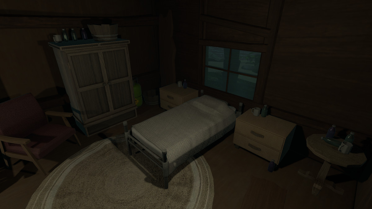 Realistic Beachfront Small Cabin Asset Package
