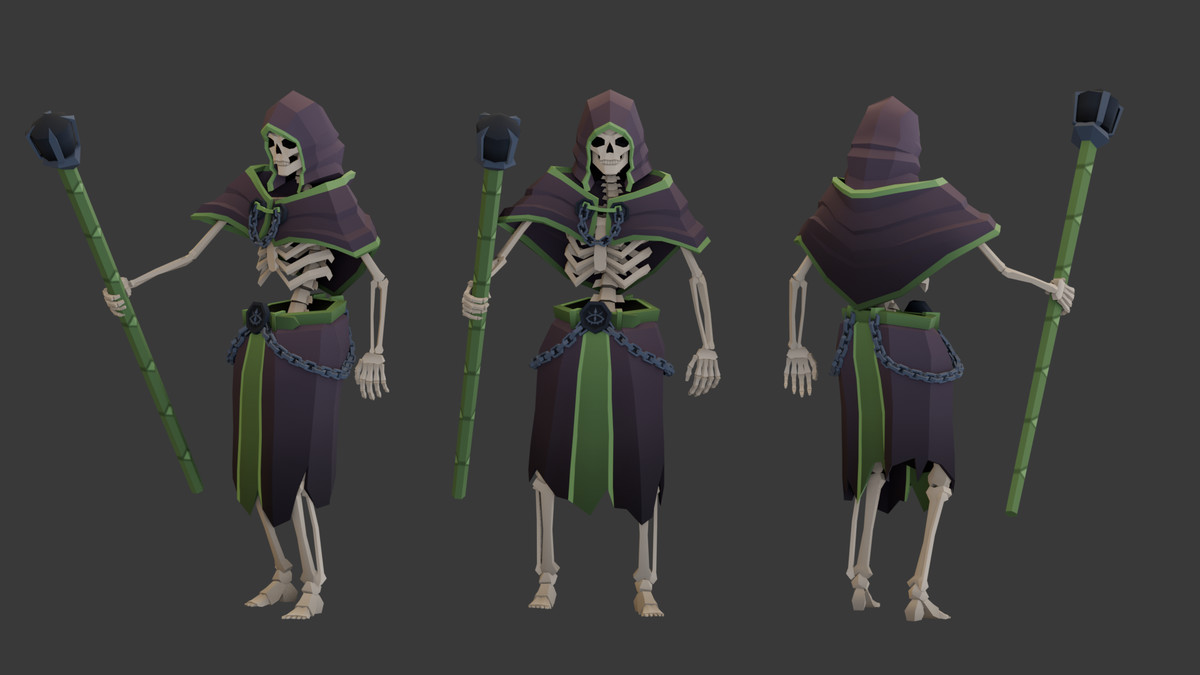 Low-Poly Medieval Fantasy - Biped Creatures Pack