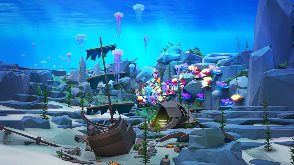 Underwater World - Low Poly 3D Models Pack