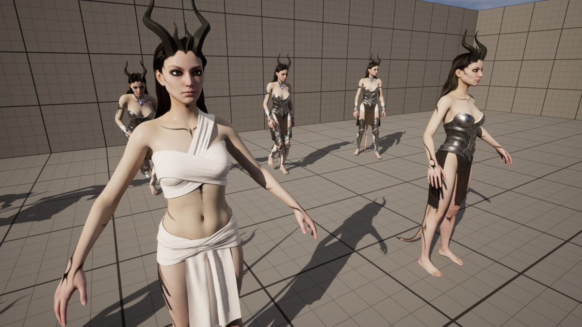 Fantasy Demones Girl