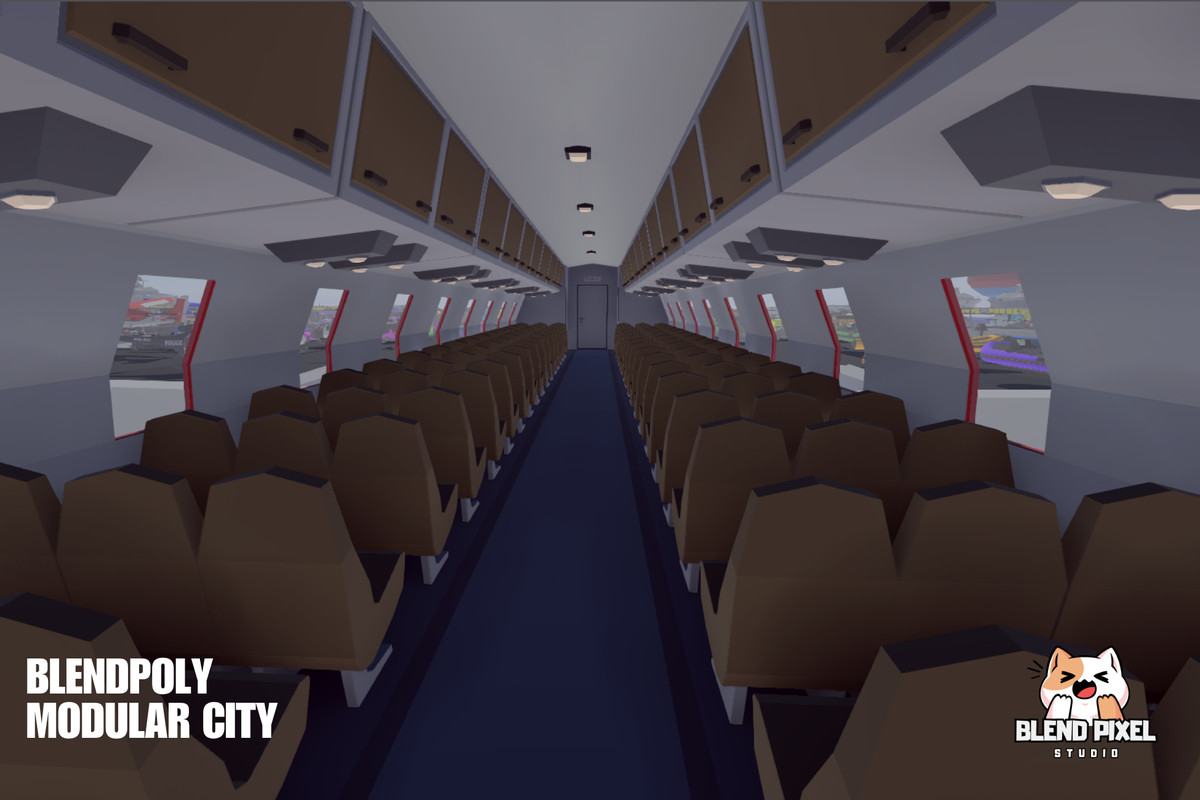 BlendPoly Modular City - Low Poly Assets