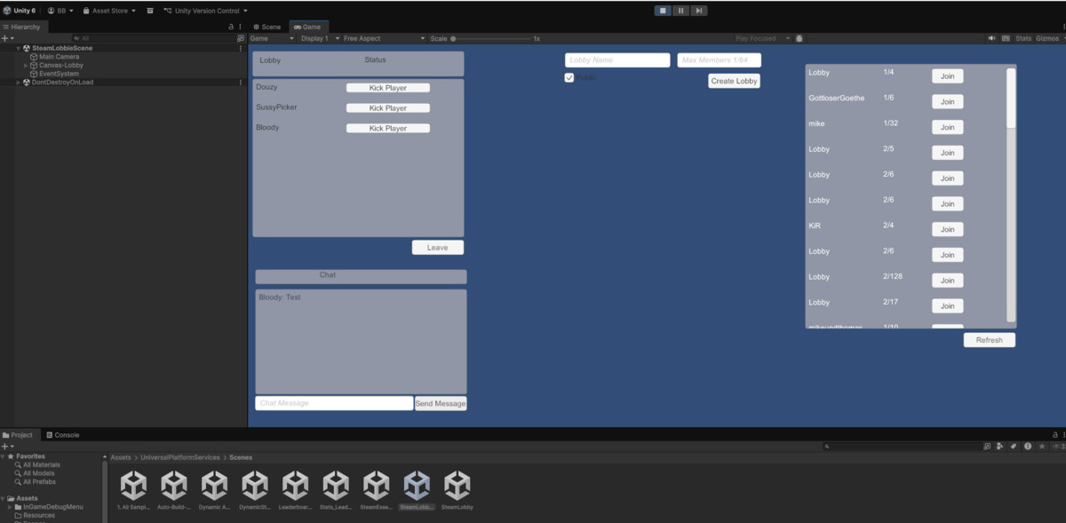 Universal Platform Services
