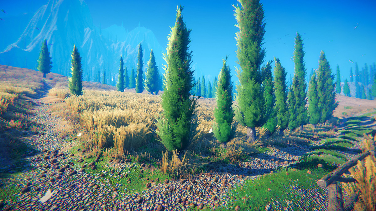 Stylized Cypress Valley