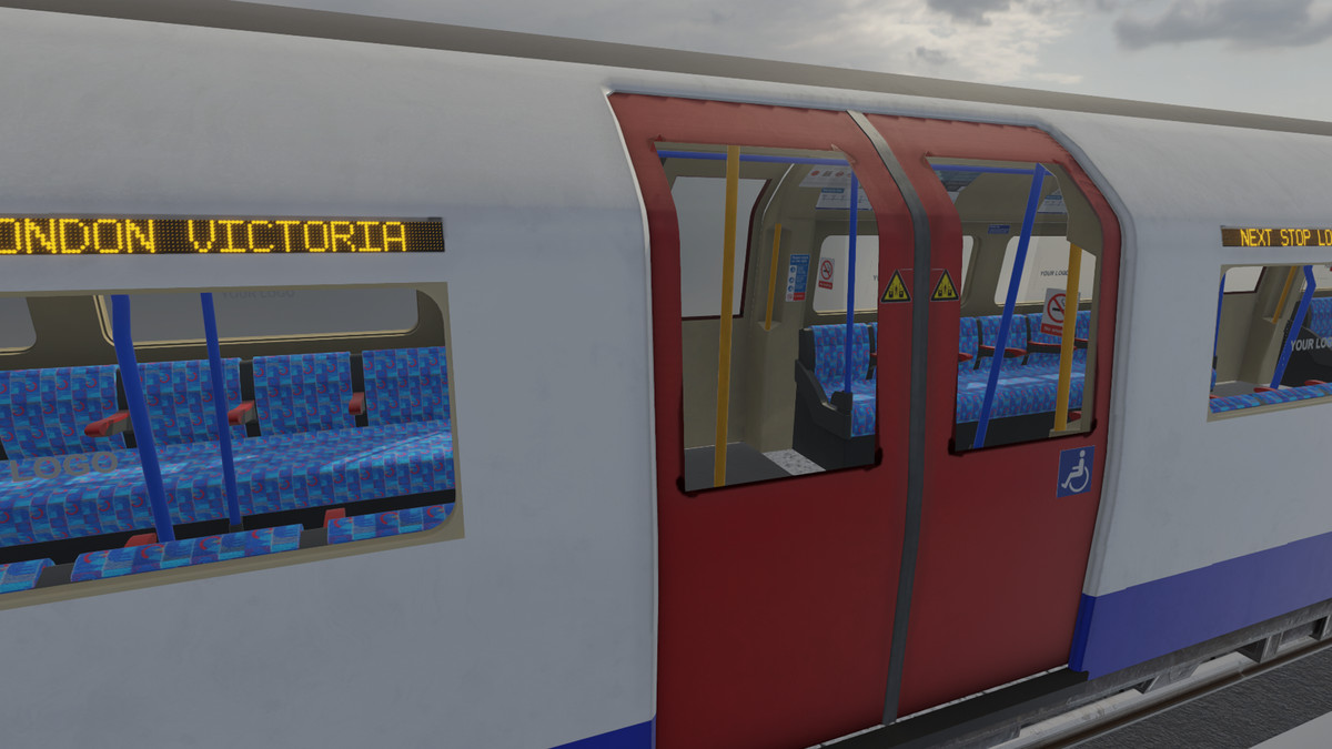 London Tube Subway Train