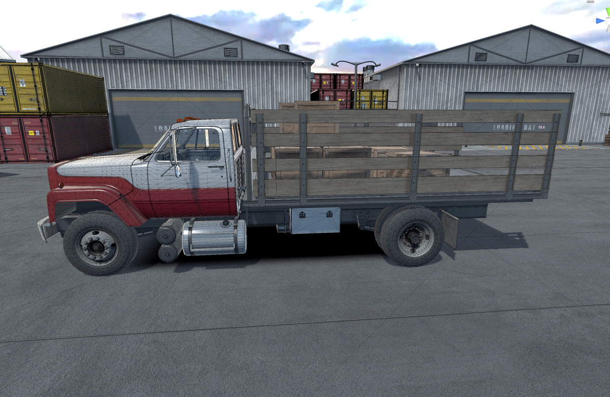 80s Stakebed truck