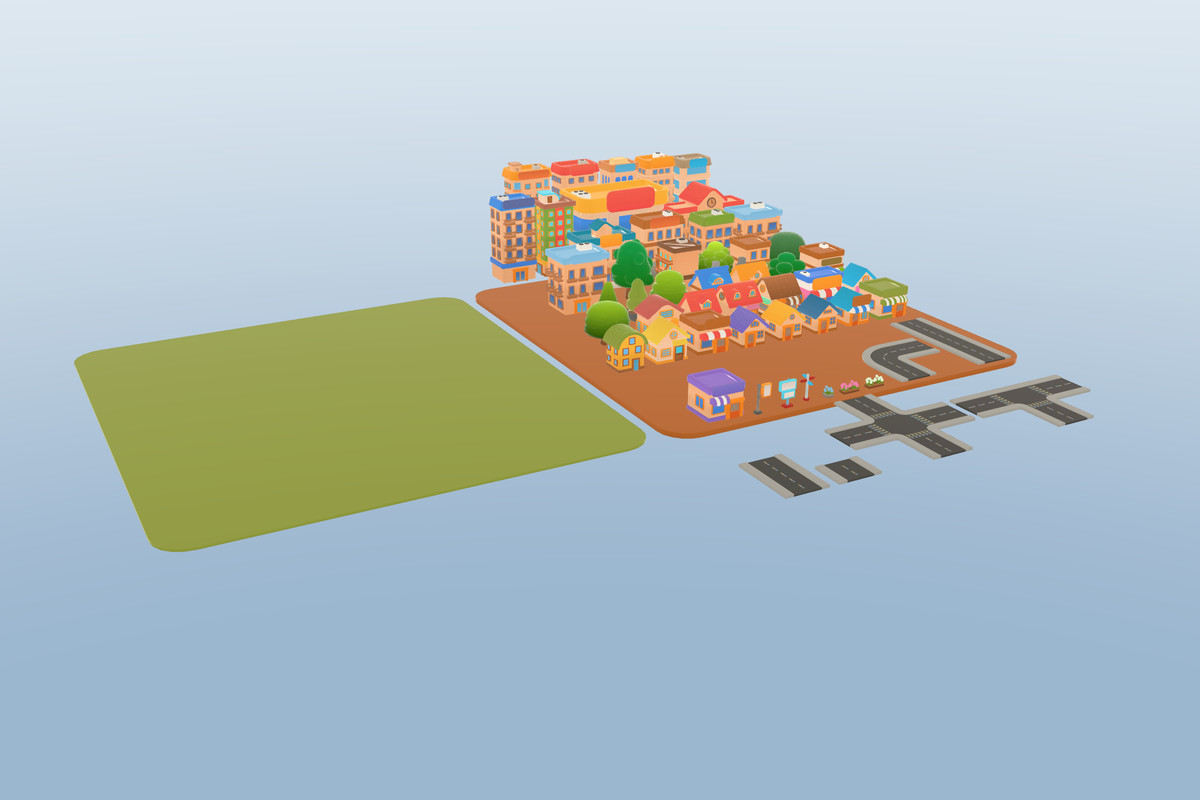 Cozy City - Chibi Stylized City Buildings 03
