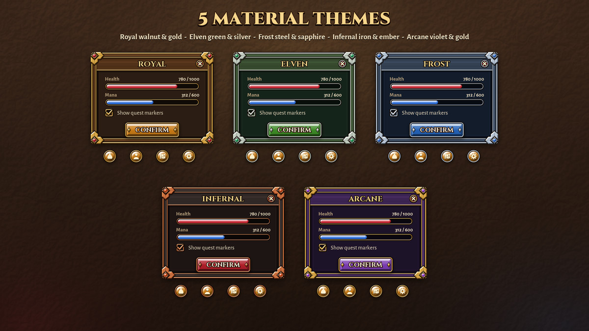 Fantasy RPG UI Kit