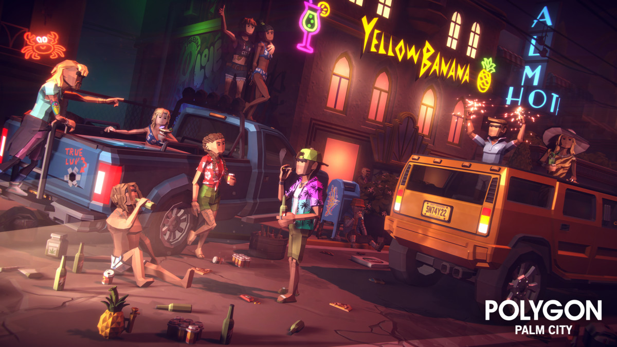 POLYGON - Palm City - Art by Synty