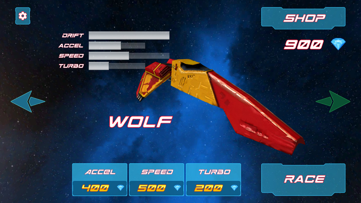 Hover Driver Racer 66 CHR - Complete Hover Racer