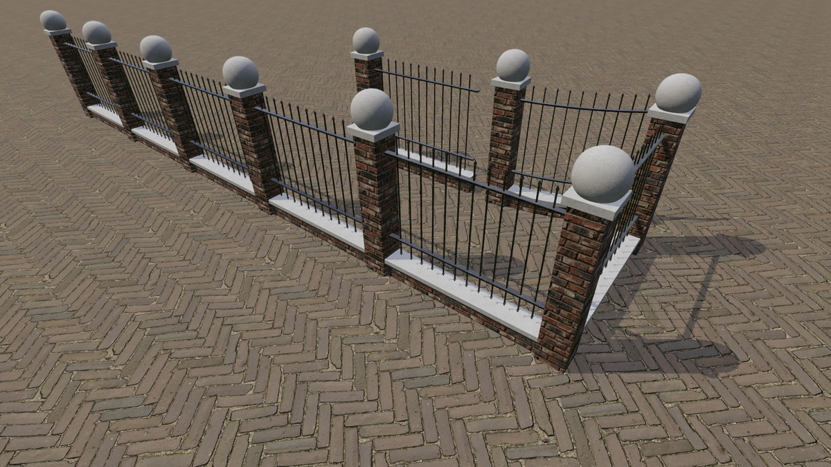 Modular Stone Wall