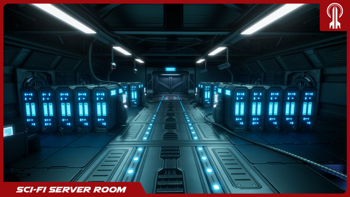Sci-Fi Server room
