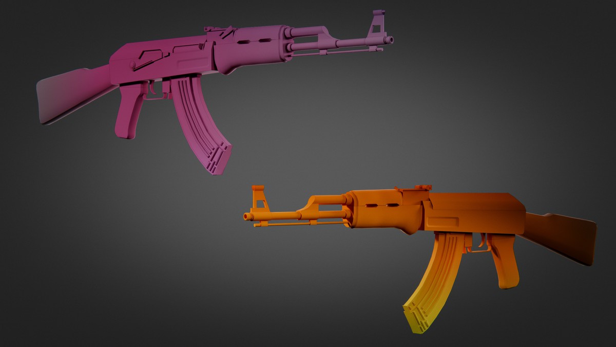 Ultimate Weapon Pack — 23 Guns + 943 Skins (Low Poly, Stylized, FPS/TPS Ready)