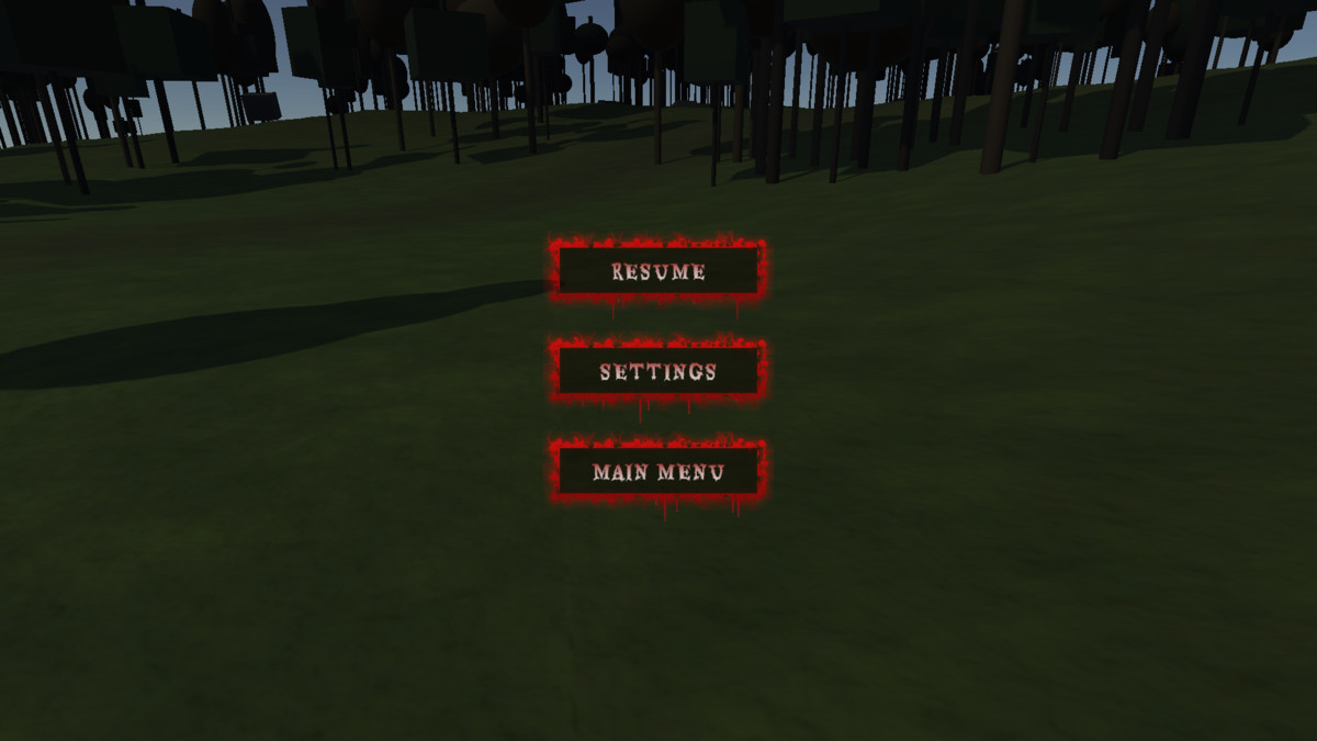Dark/Horror Themed UI